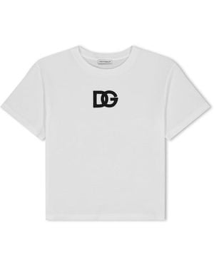 Dolce & Gabbana Dg Lgo Tee - White