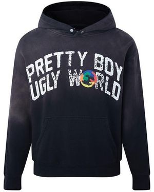 PRETTY BOY UGLY WORLD The Cotton Zip Hoodie - Blue