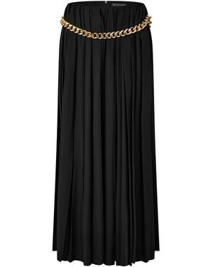 Balenciaga Pleated Skirt - Black