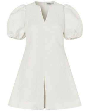 Stine Goya Pleated Mini Dress - White