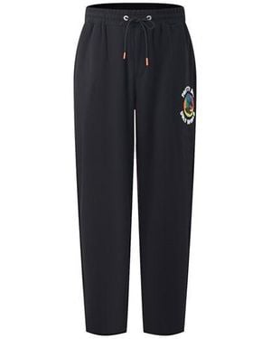 PRETTY BOY UGLY WORLD The Open Hem Fleece Joggers - Blue