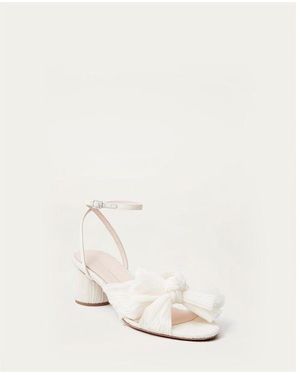 Loeffler Randall Dahlia Heeled Sandals - White