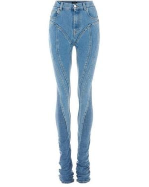 Mugler Spiral Jeans - Blue
