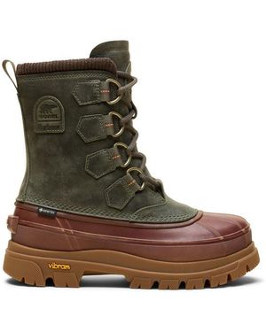 Sorel X Barbour Caribou Horizon Gtx Winter Boots - Green