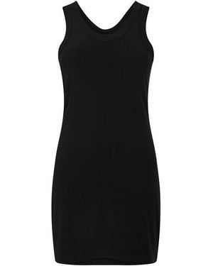 Norma Kamali Racer Mini Dress - Black