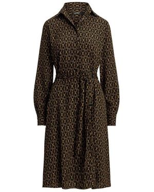 Ralph Lauren Karalynn Wrap Dress - Black