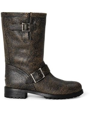 Jimmy Choo Jimmy Biker Mid Ld71 - Black