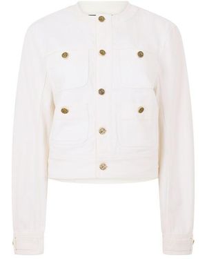 Balmain Denim Jkt Ld63 - White