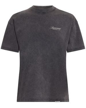 Represent Oc Script Oversized T-Shirt - Black