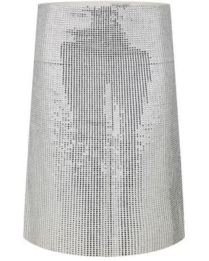 Bottega Veneta A-Line Skirt - Grey