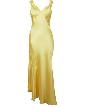 Never Fully Dressed Long Maxi Dress - Yellow