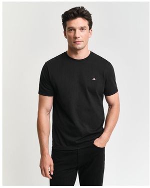 GANT Regular Fit Shield T-shirt - Black