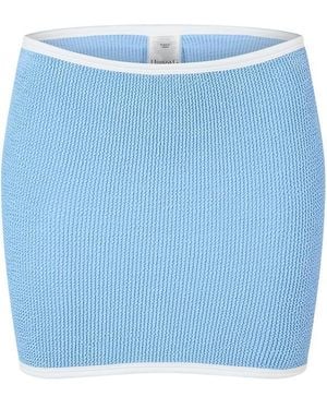 Hunza G Swim Skirt And Tube Top - Blue
