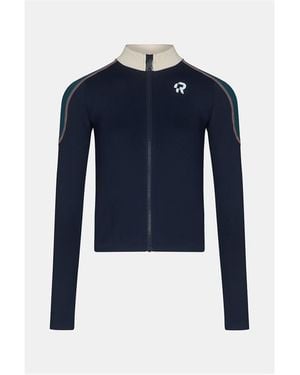 Red Run Full Zip Technical Top - Blue