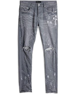 Purple Brand P001 Worn Slim Jeans - Blue