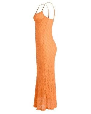 Bardot Adoni Mesh Midi Dress - Orange