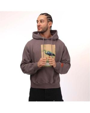 Heron Preston Censored Hoodie - Brown