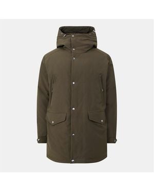 Moncler Quilted Water-Repellent Insulated Parka - Green