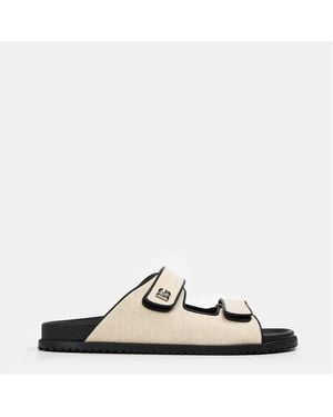 Dolce & Gabbana Dg Canvas Sandal - Natural