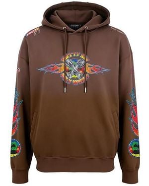 PRETTY BOY UGLY WORLD Pbuw Piston Oth Hoodie - Brown