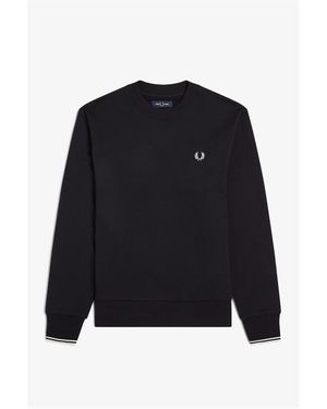 Fred Perry Crew Neck Sweatshirt - Blue