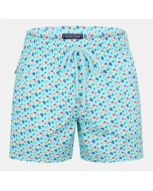 Vilebrequin Quick-Drying Water Resistant Swim Shorts - Blue