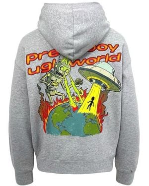 PRETTY BOY UGLY WORLD Pbuw Bitcoin Oth Hood - Grey