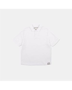 PREVU Ottoman Short Sleeve Polo Shirt - White