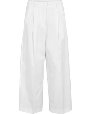 Weekend by Maxmara Bellico Wide Leg Trousers - White