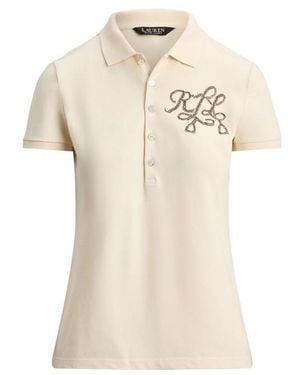 Ralph Lauren Short Sleeve Polo Shirt - Natural