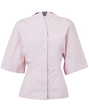 Jacquemus Plain Short Sleeve Shirt - Purple