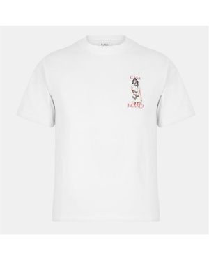 CASABLANCA Casa Oversized Graphic T-Shirt - White