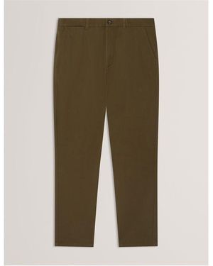 Ted Baker Slim Fit Chinos - Green