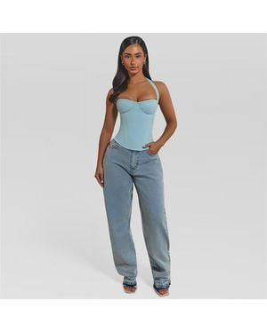 Mars the Label Kali Wide Leg Jeans - Blue