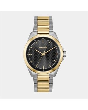 HUGO Gents #Seam Bracelet Watch - Metallic