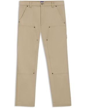 HUGO Wide Leg Trousers - Natural