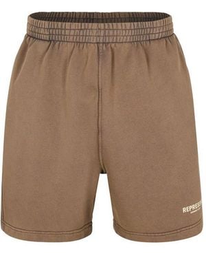 Represent Owners Club Relaxed Fit Shorts - Natural