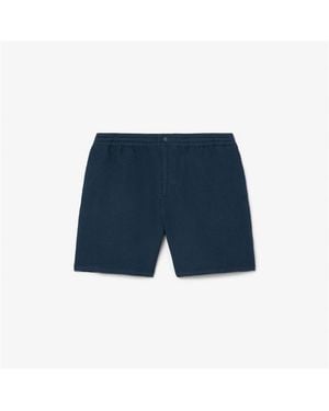 Lacoste Waffle Woven Tracksuit Shorts - Blue