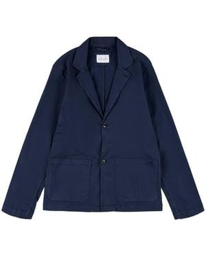 Albam Fairfax Tailored Fit Blazer - Blue