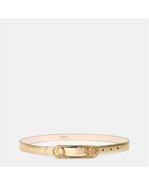 Versace H20 Lthr Blt Ld54 - Natural