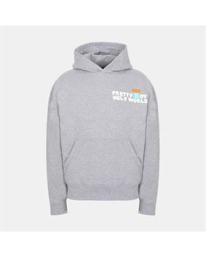 PRETTY BOY UGLY WORLD Fire Hoodie - Grey