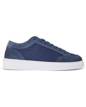 Cleens Luxor Woven Low-Top Trainers - Blue