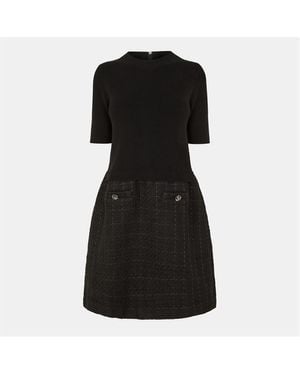 Ted Baker Rose Boucle Drs - Black