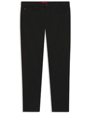 HUGO 734 Stretch Mid-Rise Skinny Jeans - Black