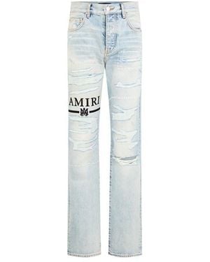 Amiri Workman Straight Leg Jeans - Blue