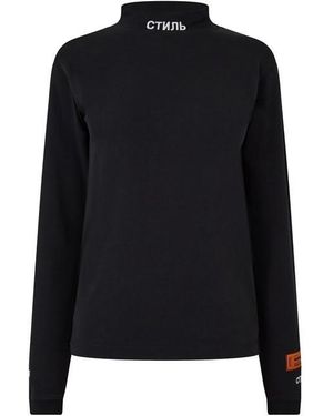 Heron Preston Heron Turtlnck L Slv Ld99 - Black