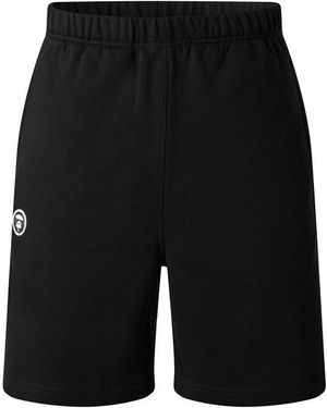 Aape Fleece Jogger Shorts - Black