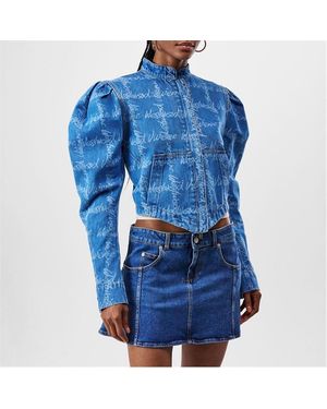 Vivienne Westwood Filli Structured Denim Jacket - Blue