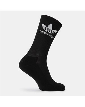 Balenciaga Crew Socks - Black