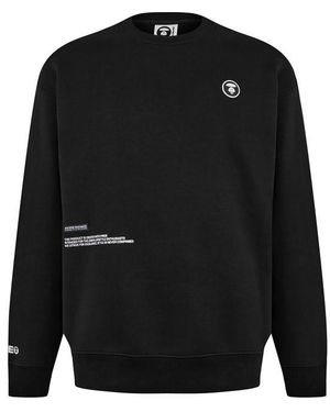 Aape Moon Face Sweatshirt - Black